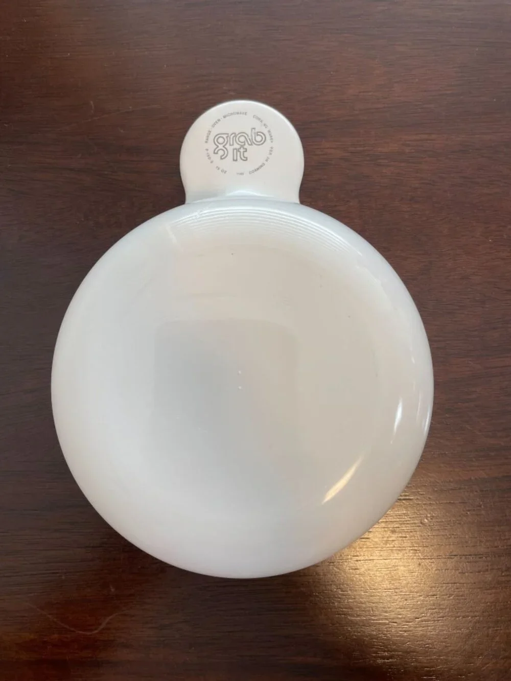 Vintage CorningWare Spice of Life Grab-It Bowl with Original Glass Lid, 15 oz P-